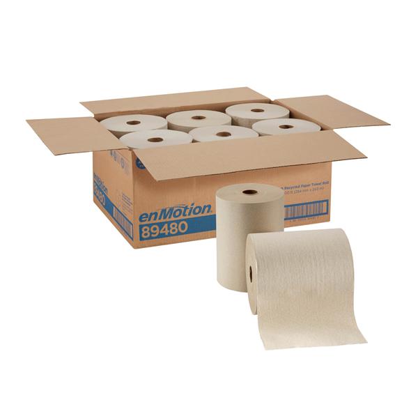 Towel Roll enMotion 100% Recovered Material 10 in x 800 in Brown 6/Ca